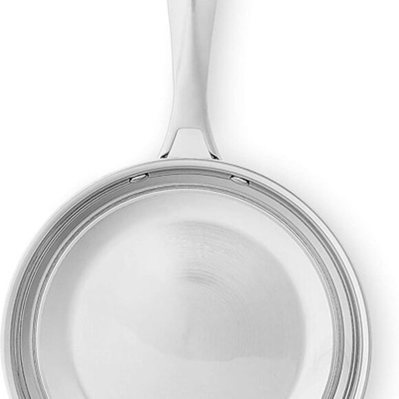 2-Piece Oven Safe, Stainless Steel Induction Frying Pan, Silver, 8" & 10" - Picture 6 of 9